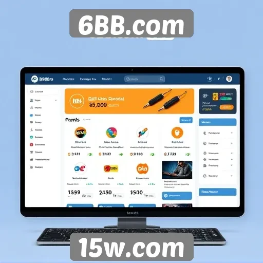 Explorando a interface do usuário do site 6BB.com